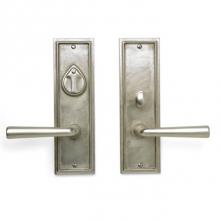 Sun Valley Bronze EP-422ML-KC - 3'' x 10'' Ridge mortise lock entry plate w/key cover.