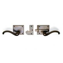 Sun Valley Bronze GL-400 - Interior gate latch w/lever & strike. 4'' x 3 3/16'' (int)