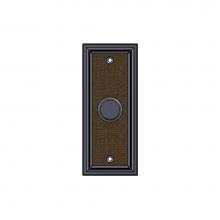 Sun Valley Bronze PP-2406 - 2 1/2'' x 6'' Ridge Burlap push plate.