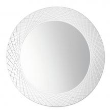 LaLoo Canada H01197 - Round Geometric Cut Glass