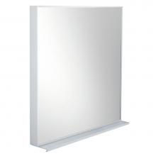 LaLoo Canada Q20M30 NA - Qurios 30'' Aluminum Mirror with Shelf -