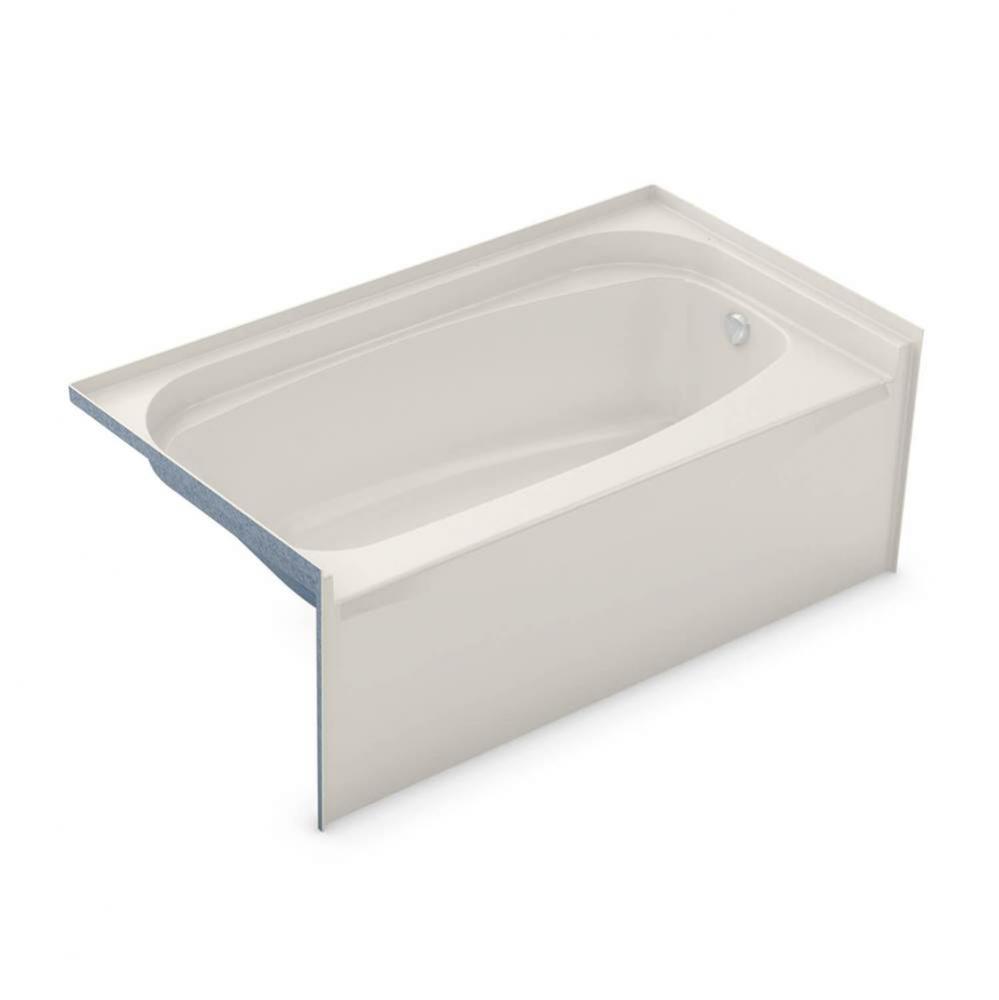 TOF-3260 AFR AcrylX Alcove Right-Hand Drain Homestead Bath in Biscuit