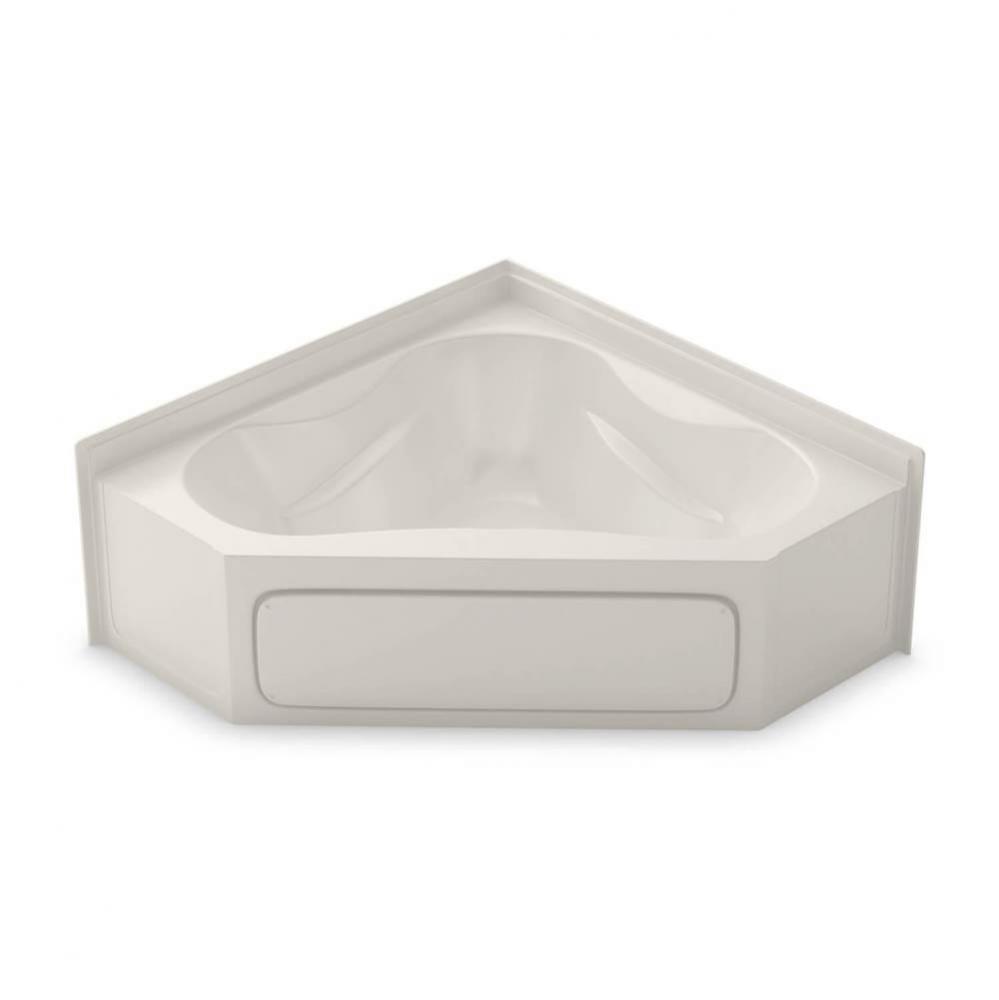 GT-6060AP AcrylX Corner Center Drain Homestead Bath in Biscuit