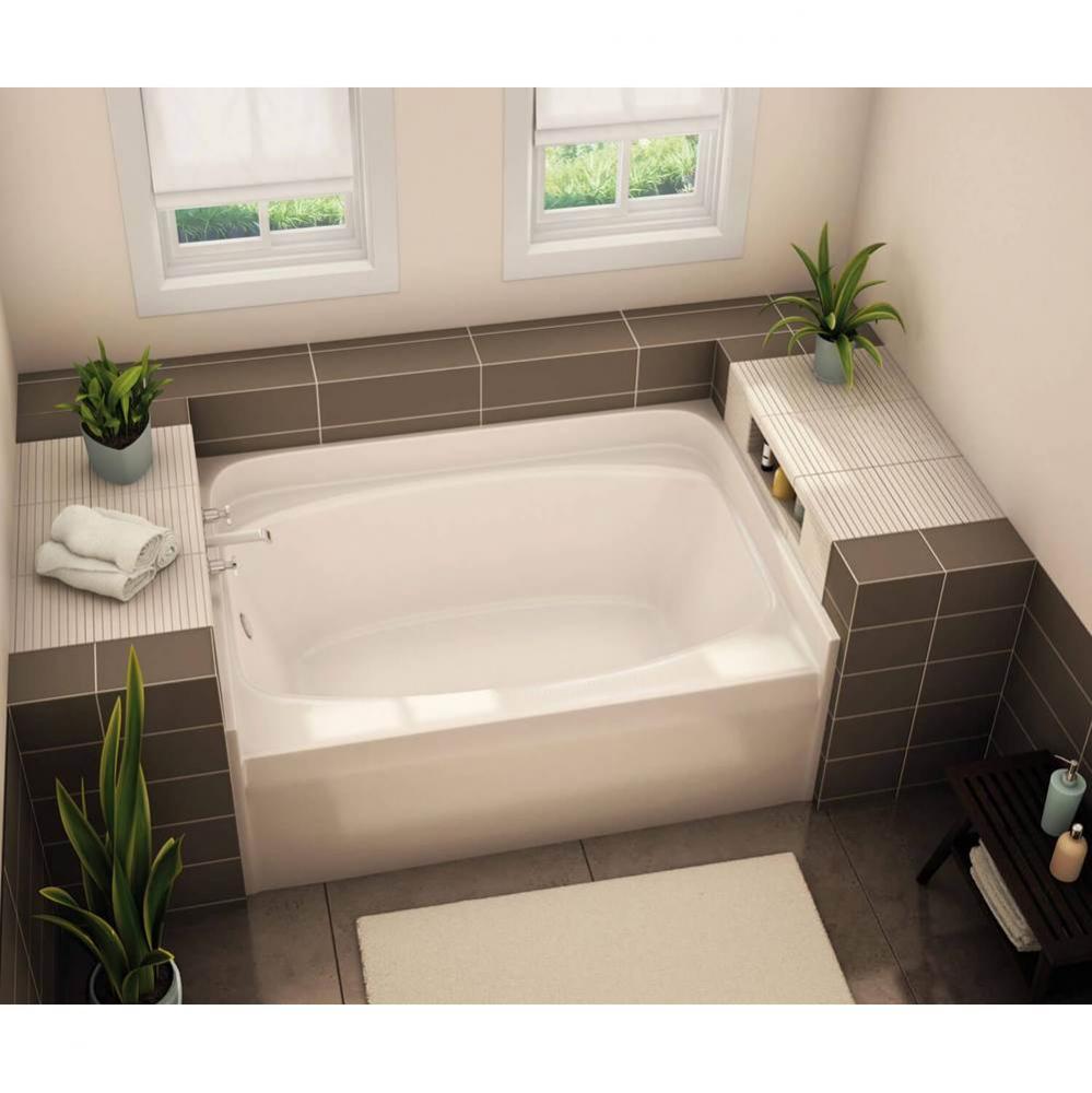 GT-4260 AcrylX Alcove Center Drain Homestead Bath in White