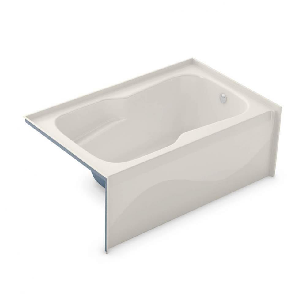 SBA-3660 AcrylX Alcove Left-Hand Drain Bodywrap Bath in Biscuit