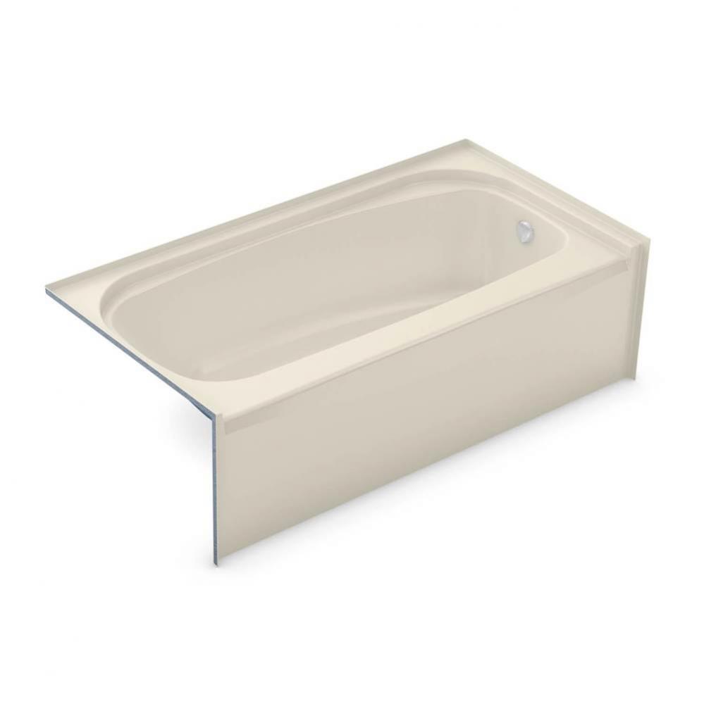 TOF-3060 AFR AcrylX Alcove Right-Hand Drain Homestead Bath in Bone