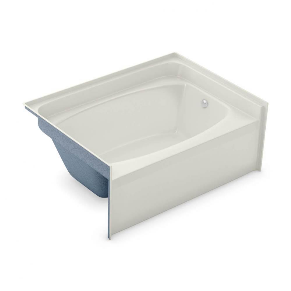 GT-4260 AFR AcrylX Alcove Right-Hand Drain Homestead Bath in Biscuit