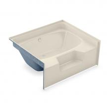 Aker 141083-058-004-050 - GT-60 AcrylX Alcove Center Drain Homestead Bath in Bone