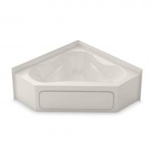 Aker 141121-058-007-050 - GT-6060AP AcrylX Corner Center Drain Homestead Bath in Biscuit