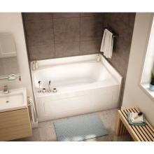 Aker 141482-058-002 - GT-4260AP 60 in. x 42 in. Rectangular Alcove Bathtub with Center Drain in White