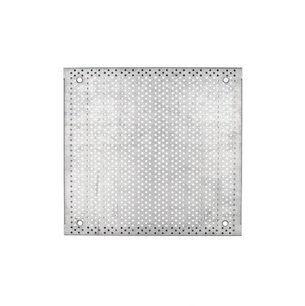 24''x24'' Galvanized Steel Fabricated Perforated Grate