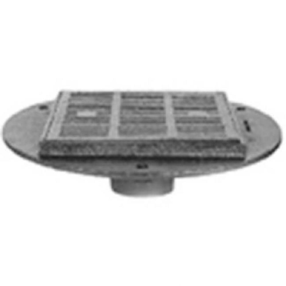 16'' Sq Top Heavy Duty Parking Deck Drain