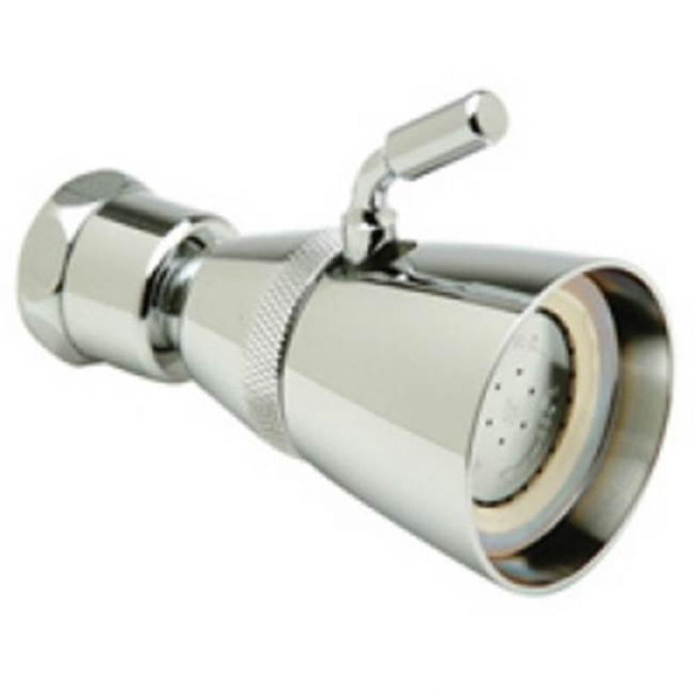 Small Brass Showerhead, 2.0 GPM