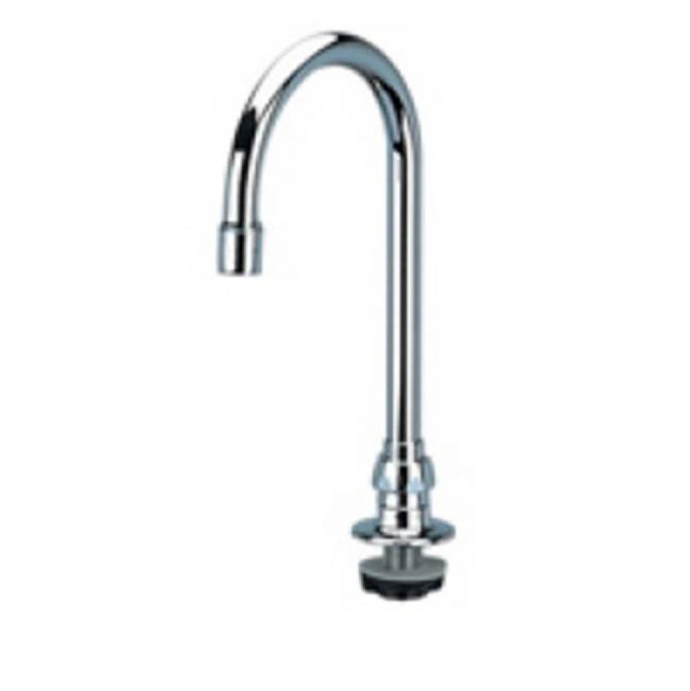 DECK MOUNTED FAUCET (XL); 5-3/8'' GOOSENECK SPOUT ''7F''