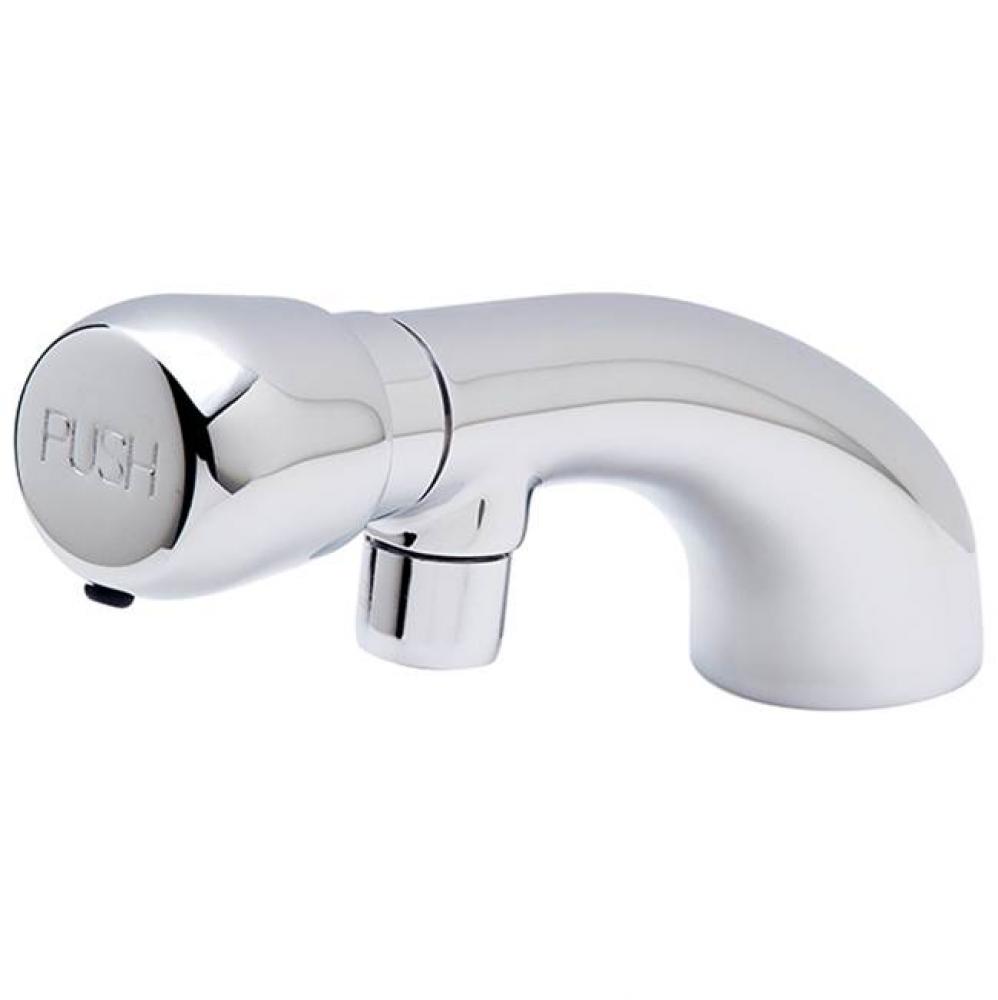 FAUCET (XL), SINGLE BASIN METERING, FRONT PUSH, CP4 ''22M''