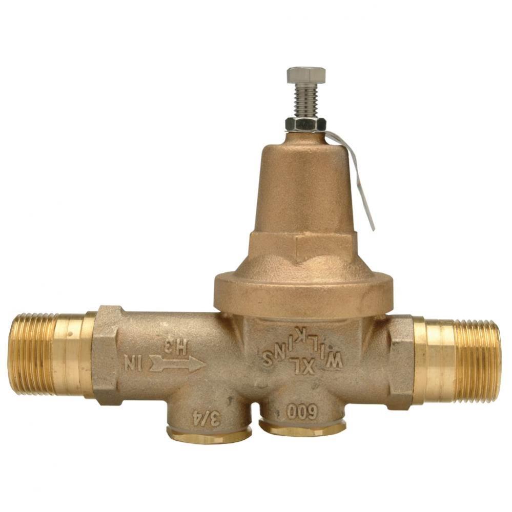 3/4'' 600XLDM Pressure Reducing Valve with Double Male Meter Connections