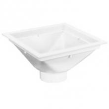 Zurn Industries FD2370-PV3-H - FD2370 3'' PVC Drain w/ Half Grate