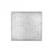 Zurn Industries P817-PG-24X24 - 24''x24'' Galvanized Steel Fabricated Perforated Grate