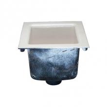 Zurn Industries Z1901-4NH-K - 12''Sq X 8'' CI A.R.E. Floor Sink w/ Full Grate-Anchor Flange