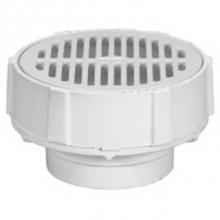 Zurn Industries ZN1970-3NL-K - 9''Rd X 3'' Ni Brz Shallow A.R.C. Floor Sink w/ Full Grate-Anchor Flange