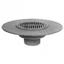 Zurn Industries Z530-2NH - 9'' Dia Medium Duty Wide Flange Deck Drain