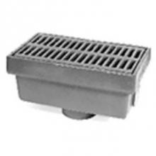 Zurn Industries Z668-4NH - 11'' x 19'' Heavy Duty Drain w/4'' NH Outlet