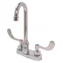 Zurn Industries Z812A4-XL-FC-P - FAUCET (NSF), 4'' CENTERSET GN, ''A'', ''4'' FLO