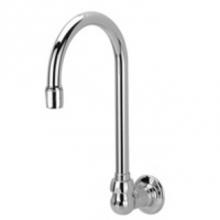 Zurn Industries Z821B0-XL-WM-18F - WALL MOUNTED FAUCET (XL); 5-3/8'' GOOSENECK SPOUT ''18F''