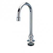 Zurn Industries Z821B0-XL-7F - DECK MOUNTED FAUCET (XL); 5-3/8'' GOOSENECK SPOUT ''7F''