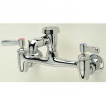 Zurn Industries Z843L1-XL - SERV SINL FCT W/2-1/2'' VB BREAKER SPOUT & LEVER HANDLES