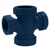 Zurn Industries Z9A-PTTR-2X112-F - 2'' x 1 1/2'' PVDF Double Reducing Sanitary Tee
