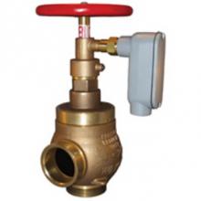 Zurn Industries ZW4004ILSS-P - Fire Sprinkler Valve, FNPT x FNPT, In-Line, Supervisory Switch