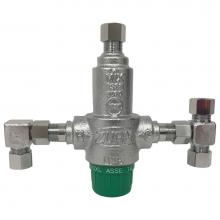 Zurn Industries 38-ZW3870XLT-4P - 3/8'' ZW3870XLT Aqua-Gard® Thermostatic Mixing Valve with 4 ports (1 hot in, 1 cold