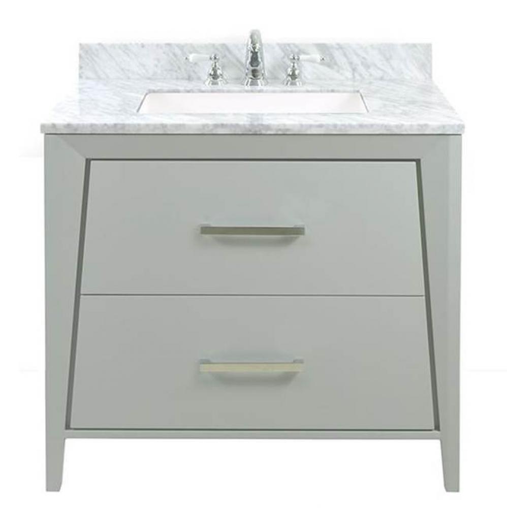 Canto Vanity Cabinet, 36-in Ocean Grey