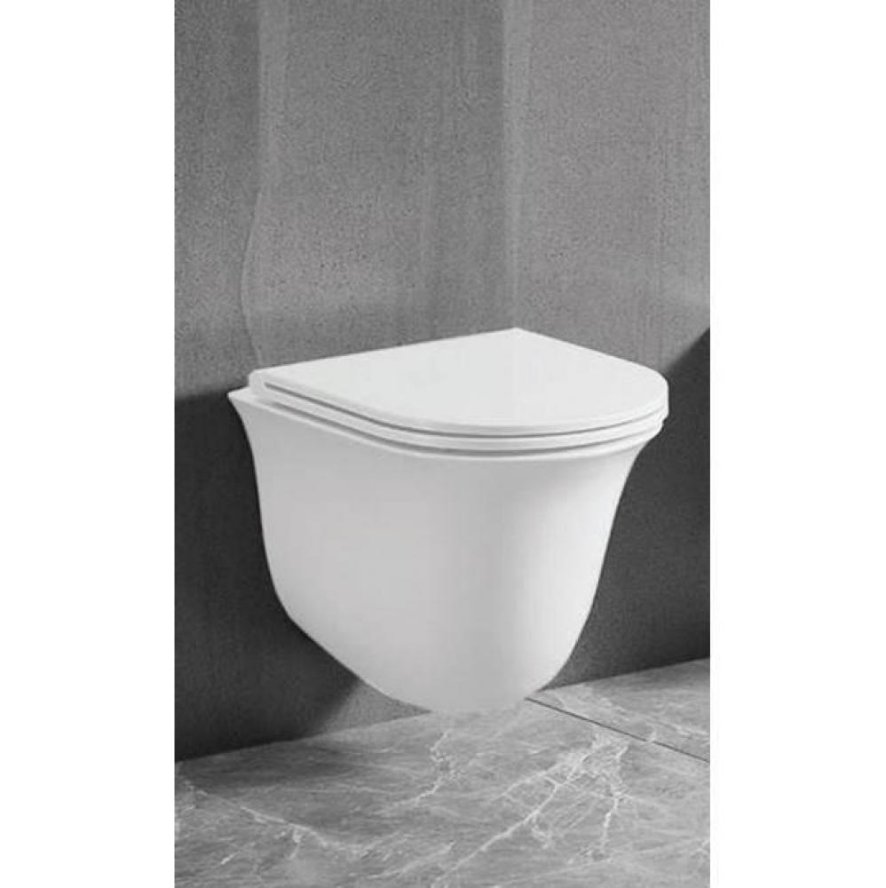 Lily Wallhung Toilet Bowl Euro EL White