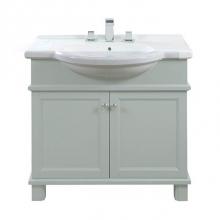 Icera 3010.341.03 - Nouveau Vanity Cabinet, 34-in Ocean Grey