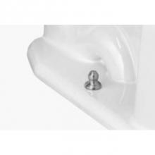 Icera MC-507.500 - Metal Floor Bolt Caps Polished Chrome (pair)