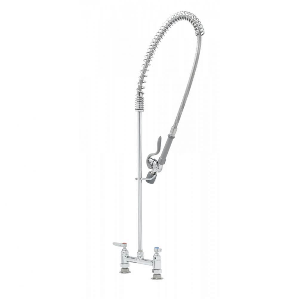 Pre-Rinse Unit:8''c/c Deck Mount,Low-Flow Spray Valve,44''Hose Asm.