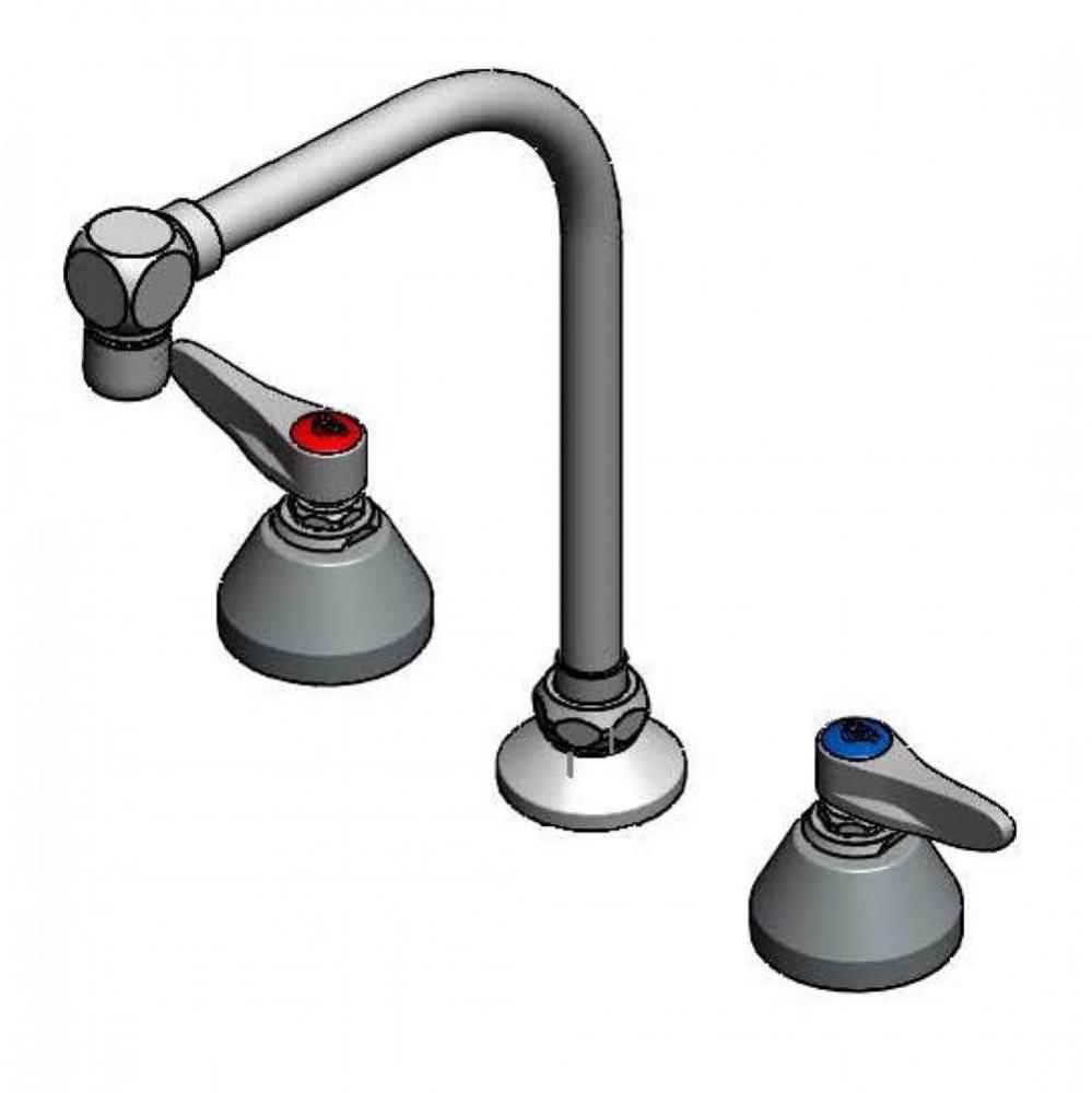 Lavatory Faucet, 8'' Concealed Body, Restricted Swing High-Arc Gooseneck & 2.2 gpm A