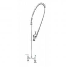 T&S Brass B-0123-C - Pre-Rinse Unit:8''c/c Deck Mount,Low-Flow Spray Valve,44''Hose Asm.