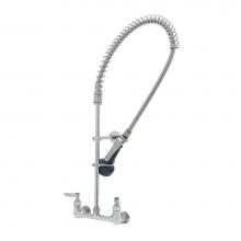 T&S Brass B-0133-08 - Easy-Install Pre-Rinse Unit:8''c/c Wall Mount,1/2''NPT Female Inlets,18'&