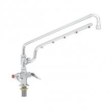 T&S Brass B-0200-U18 - ULTRARINSE Single Hole Deck Mount Mixing Faucet, 18'' Swing Nozzle, 16'' 1.5 G