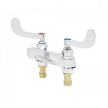 T&S Brass B-0890-QT-VR05 - 4'' Centerset Mixing Faucet, 0.5 GPM VR Spray Device, QT-Eternas, 4'' Wrist Ha