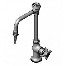 T&S Brass BL-5707-04 - Science Table Faucet: Single-Temp, VB Nozzle w/ Serrated Tip, Inlet Tailpiece