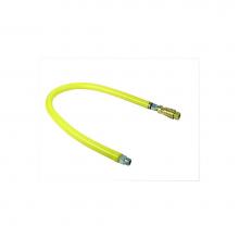 T&S Brass HG-4D-12 - Gas Hose w/Quick Disconnect, 3/4' NPT, 12'' Long