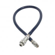 T&S Brass HW-4B-72VB - Water Hose w/ Quick-Disconnect, Vacuum Breaker, 3/8'' NPT Ends, 72'' Long