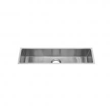 Home Refinements by Julien 003968 - J7 Bar Sink Undermount, Single 30X7X6