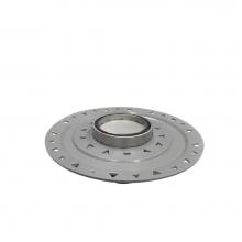 Infinity Drain RTDB 15-P SS - 5'' Round RTDB 15 Tile Insert Complete Kit in Satin Stainless with PVC Bonded Flange Dra