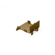 Infinity Drain ET 65 SB - Stainless Steel End Cap for TA 65 Tile Insert Frame in Satin Bronze