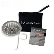 Infinity Drain HMK-C4-D - Hair Maintenance Kit. Includes maintenance guide, DKEY Lift-out key, and HS 4 Hair Strainer.